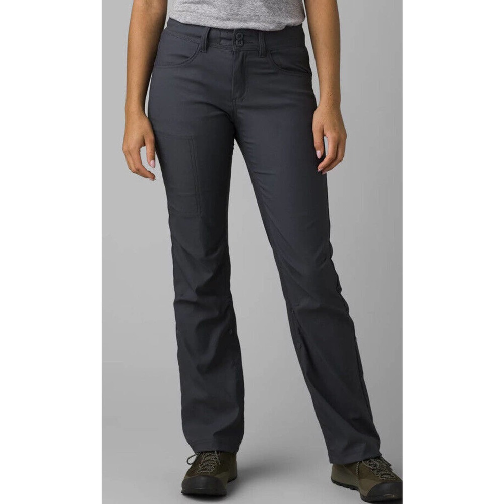 prAna Halle Pant Women’s Size 2 Tall Inseam Coal Grey NWT